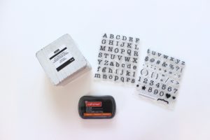 coaster stamping supplies