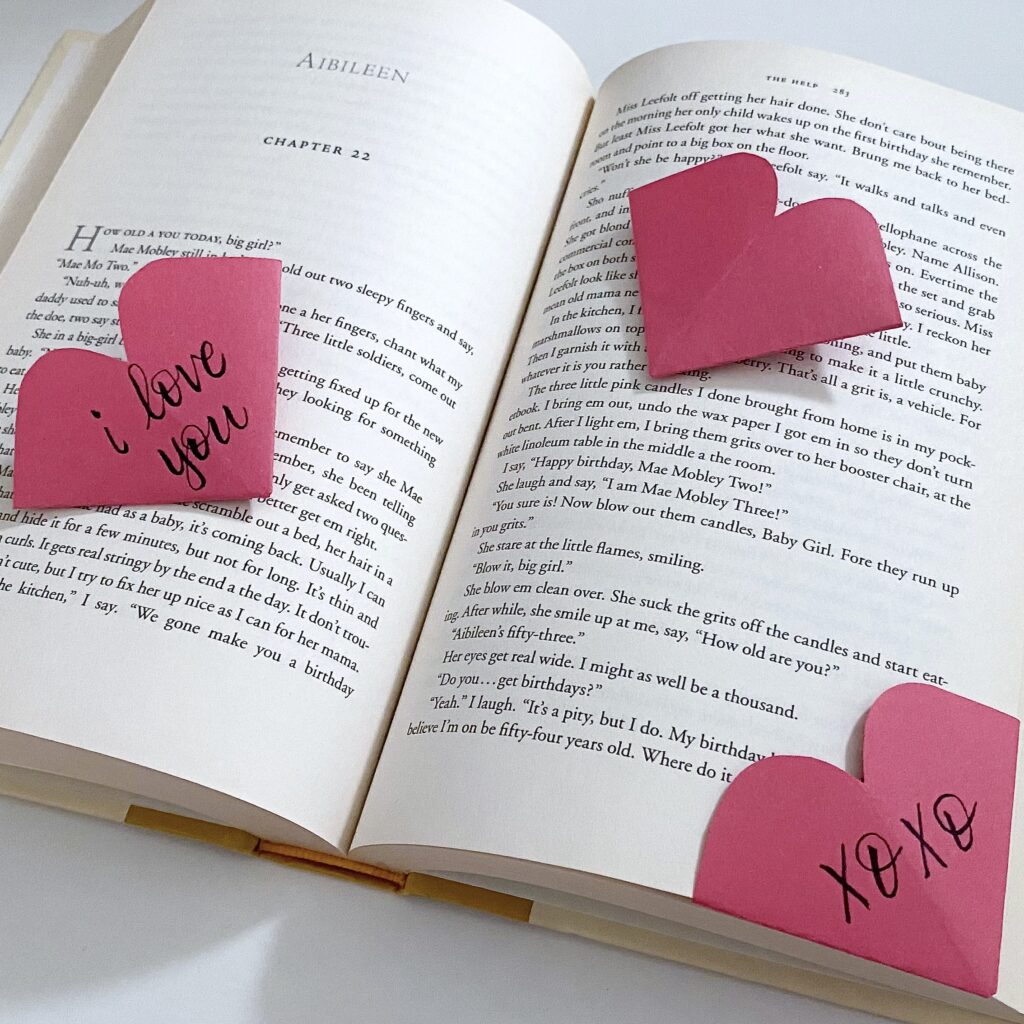 Heart Corner Bookmarks