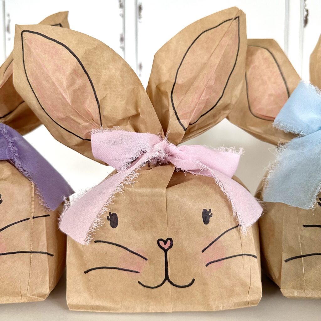 Paper bag bunnies